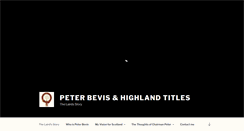 Desktop Screenshot of peterbevis.com